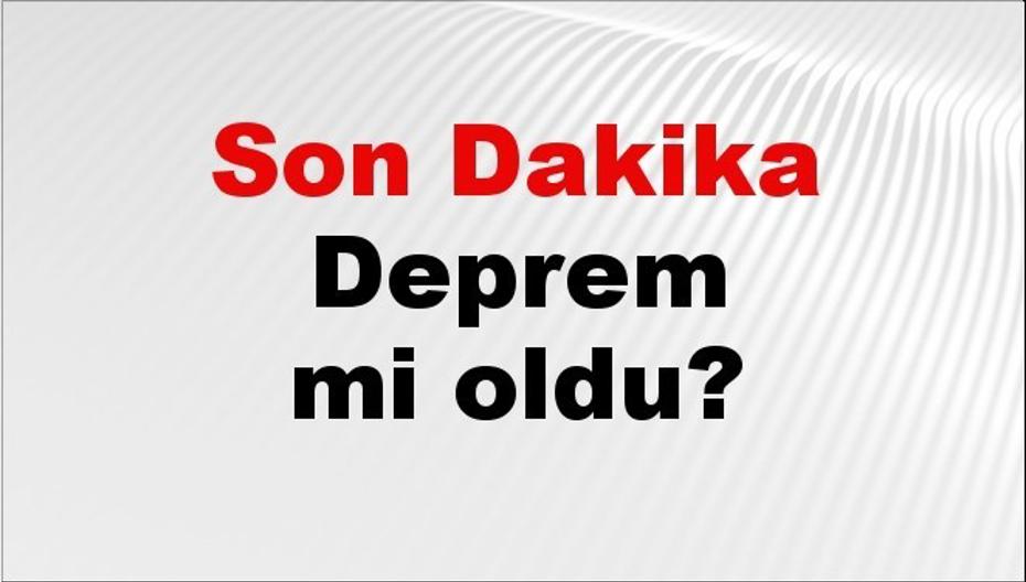 01 Ekim 2026 Güncel Deprem Durumu ve Son Dakika Gelişmeleri