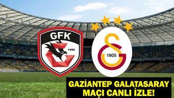 Gaziantep Galatasaray maçı, kanalın ilk 11 olduğu Gaziantep fk Galatasaray maçı