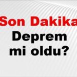 İzmir’de Deprem Mi Gerçekleşti? Son Gelişmeler ve Kandilli ile AFAD’dan Bilgiler!