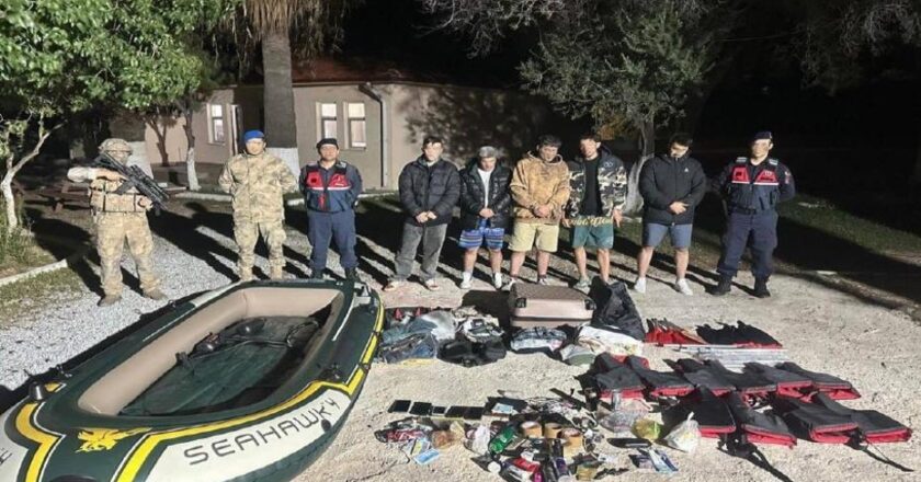 Yunanistan’a ulaşmaya çalışan 5 düzensiz göçmen tutuklandı