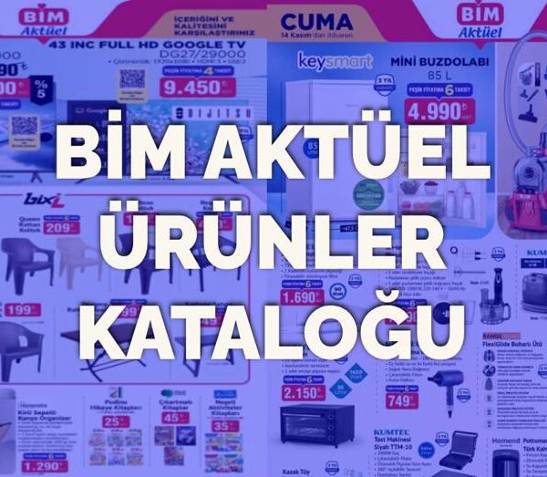 BİM 14 Kasım Cuma Aktüel Ürünler: Süpürge, Ütü, Televizyon ve Daha Fazlası!
