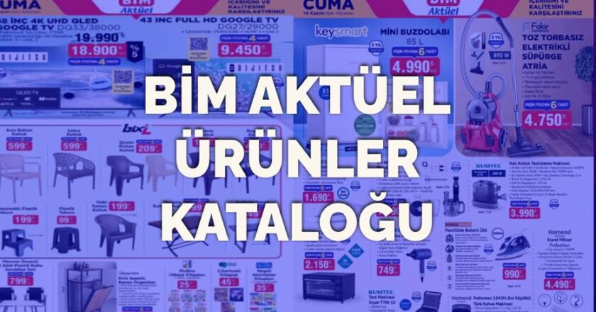 BİM 14 Kasım Cuma Aktüel Ürünler: Süpürge, Ütü, Televizyon ve Daha Fazlası!