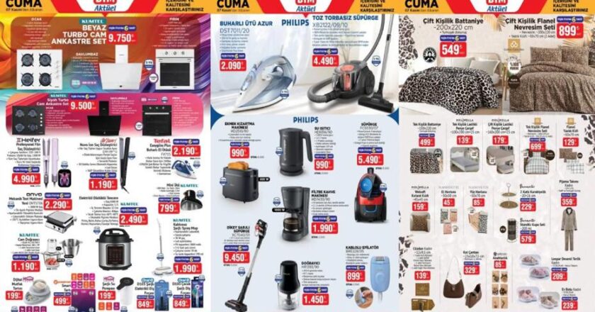 BİM 7 Kasım Cuma Aktüel Ürünler: Süpürge, TV, Tencere ve Nevresim Seçenekleri!